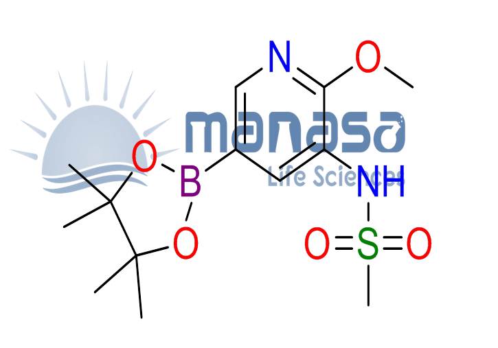 N-(2-methoxy-5-(4,4,5,5-tetramethyl-1,3,2-dioxaborolan-2-yl)pyridin-3-yl)methanesulfonamide
