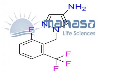 1-(2-fluoro-6-(trifluoromethyl)benzyl)-1H-pyrazol-4-amine