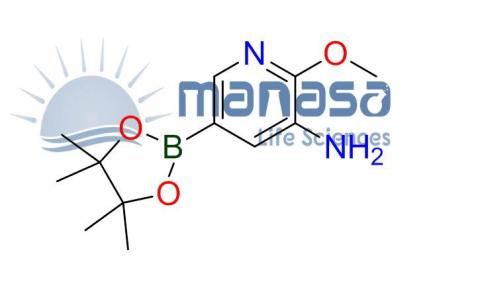2-methoxy-5-(4,4,5,5-tetramethyl-1,3,2-dioxaborolan-2-yl)pyridin-3-amine