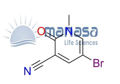 5-bromo-1-methyl-2-oxo-1,2-dihydropyridine-3-carbonitrile
