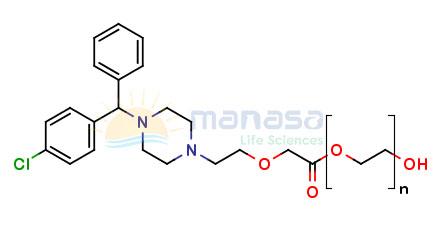 Cetirizine Polyethylene Glycol (PEG) Ester